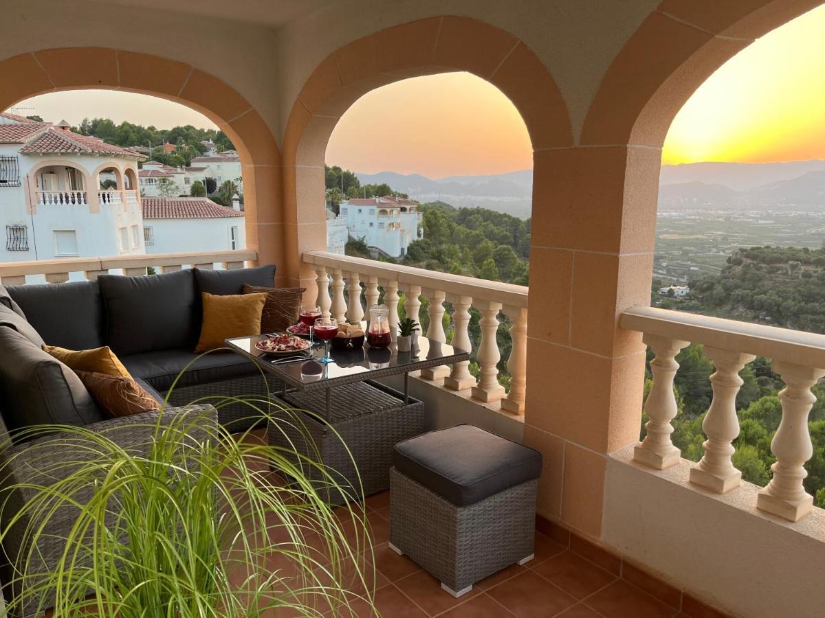 Casa Joli Lovely villa sea view private pool Oliva Esterno foto