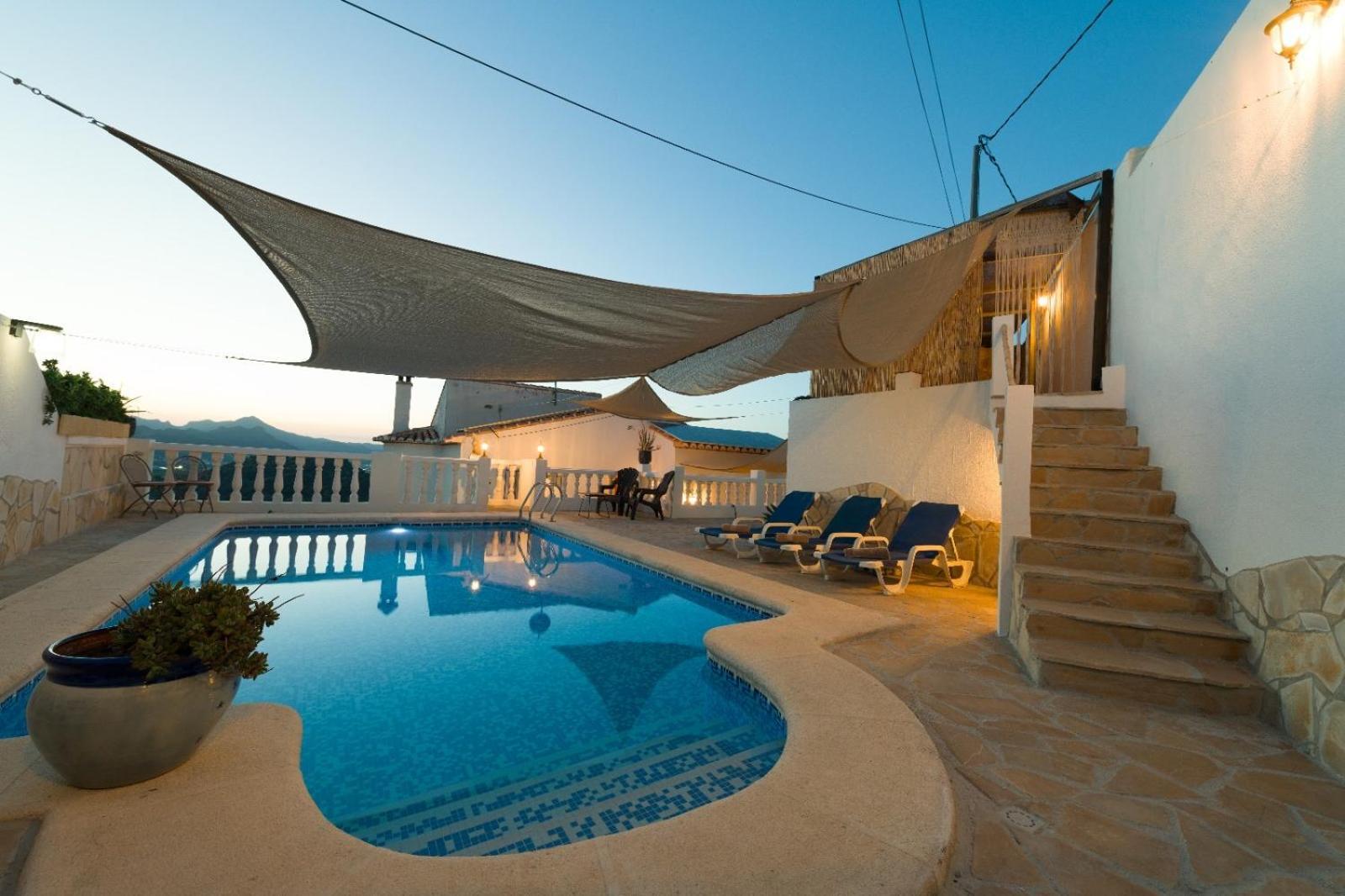 Casa Joli Lovely villa sea view private pool Oliva Esterno foto